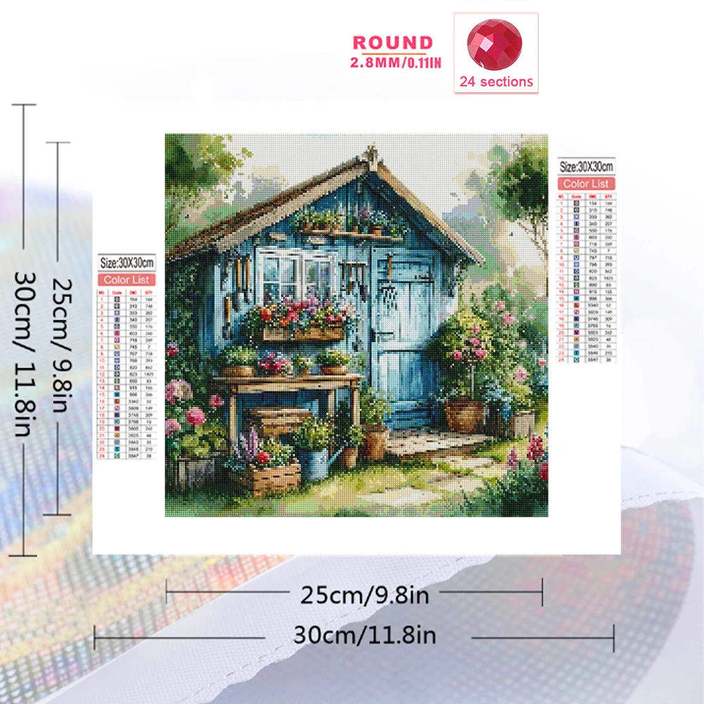 Evershine Full Square Round Di - Embroidery Garden 评论和价格