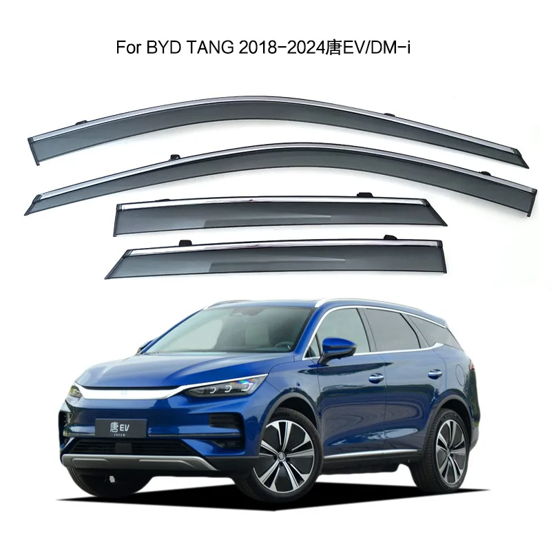 

for Special 2018-2024 BYD Tang sunny and rain shield BYD TANG EV DM-i window rain eyebrow thickened injection molding