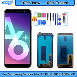 LCD Display Touch Screen Digitizer Assembly Replacement,Samsung Galaxy A6+ 2018,A605,A6 Plus, SM-A605F, A605FN, A605G, A605GN