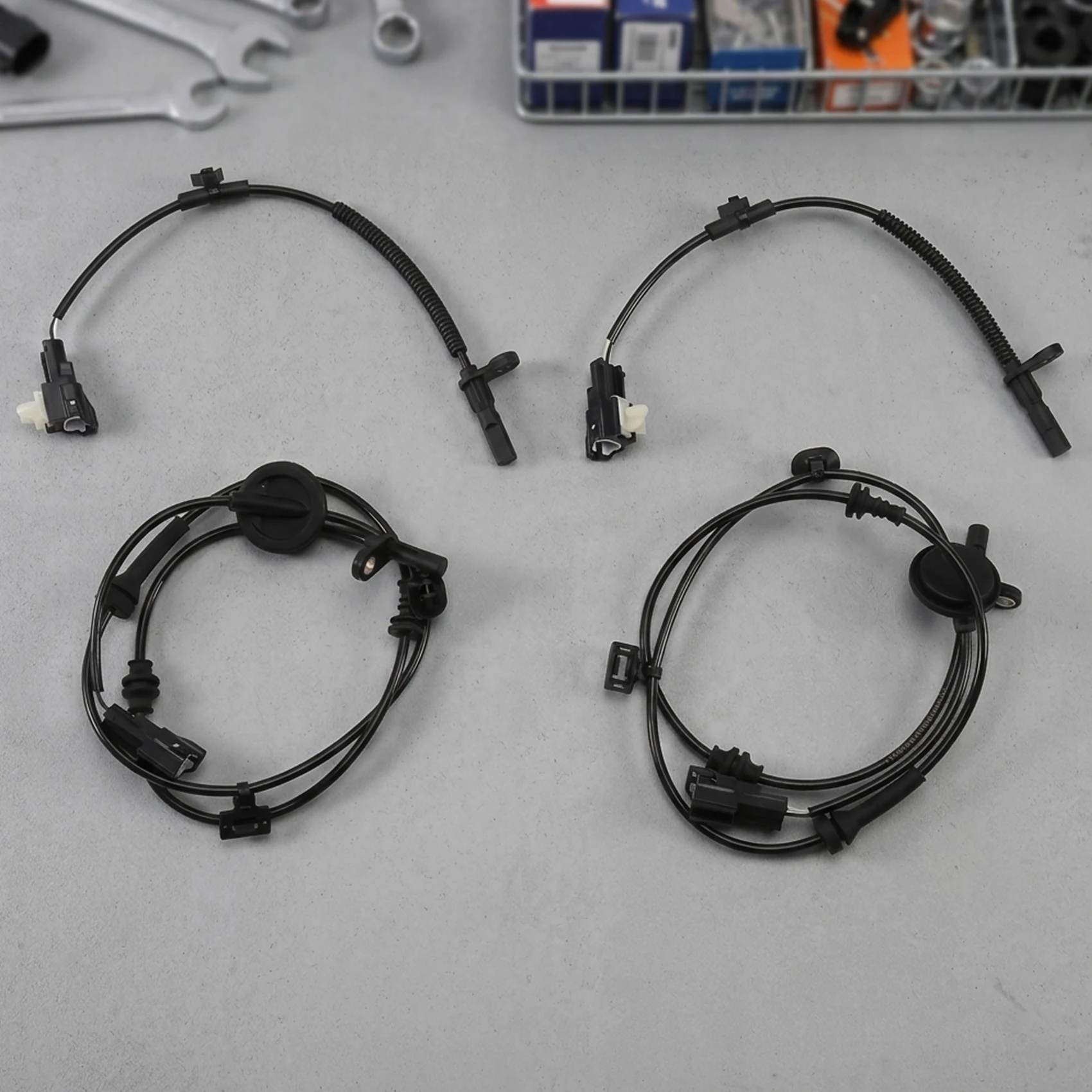 Front Rear Left Right 4Pcs 10433906 10433907 10433909 ABS Wheel Speed Sensor For MG GS And Roewe RX5 2DW-A28K 4