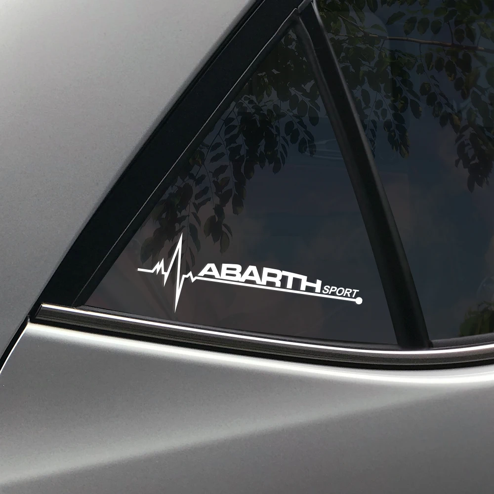 2PCS Car Logo Window Sticker for Fiat TORO UNO 124 SPIDER ABARTH ALBEA CRONOS MOBI SEDICI STILO TIPO Vinyl Decal Accessories