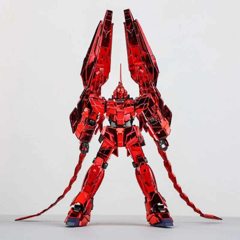 【신제품】XD 전기 도금 Fire Phoenix Unicorn No.3 HG 1/144 모델 조립 어린이 장난감 액션 피규어 장식 선물