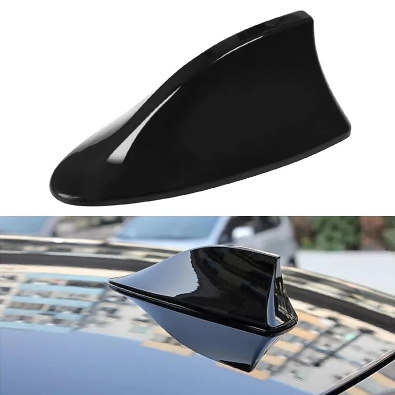 Car Shark Fin Antenna Cover Automotive Top Roof Aerials AM/FM Radio Signal Base with Adhesive Tape For Nissan Honda Toyota