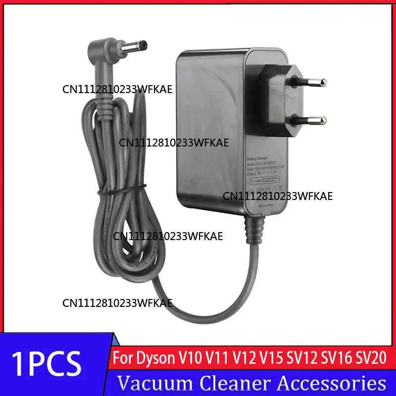 2Pcs For Dyson V10 V11 V12 V15 SV12 SV16 SV20 Vacuum Cleaner Battery Charger Power Patr,30.45V European Union Plug Power Adapter