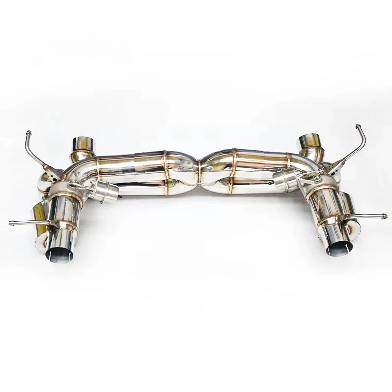 Raymant Stainless Steel Exhaust Pipe, Paired with Vacuum Valve,suitable for Ferrari 458 Exhaust Modification Upgrade to SP Model
