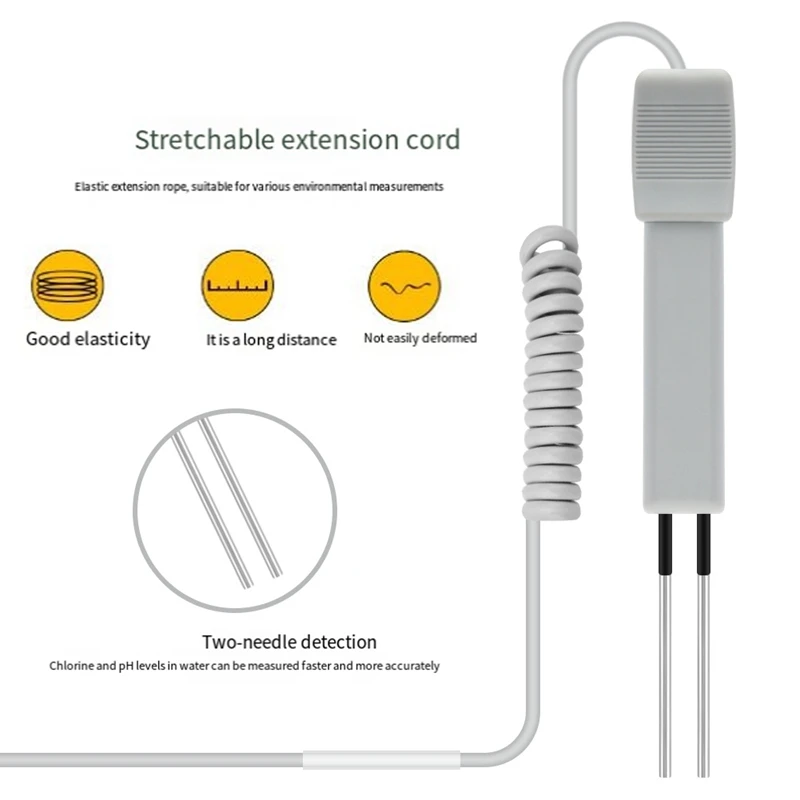 Water Quality Tester Portable Digital Monitor Analysis Chlorine Analyzer Measuring Tool Durable B