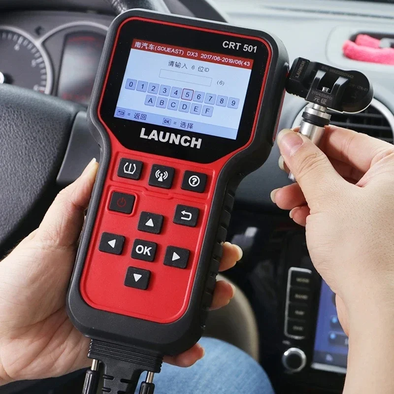 LAUNCH CRT 501 CRT501 PK TSGUN Tire Pressure Monitor System Activate Diagnostic Tool Read Write TPMS 433+315MHZ 2 In1 RF-sensors