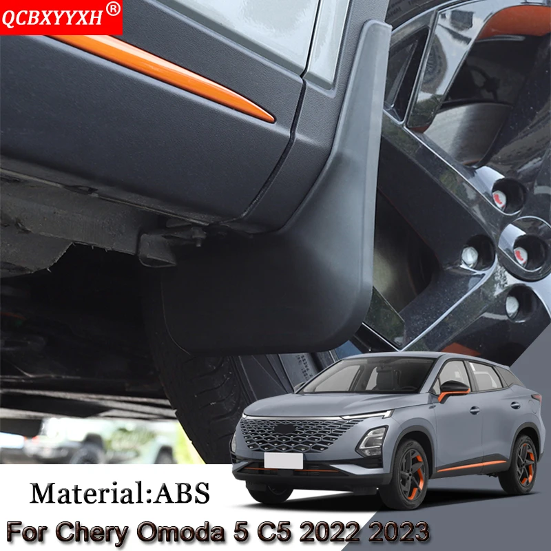 

Car Styling For Chery Omoda 5 C5 2022 2023 ABS Car Mud Flaps Splash Guard Mudguards MudFlaps Front Rear Fender Auto Accessories