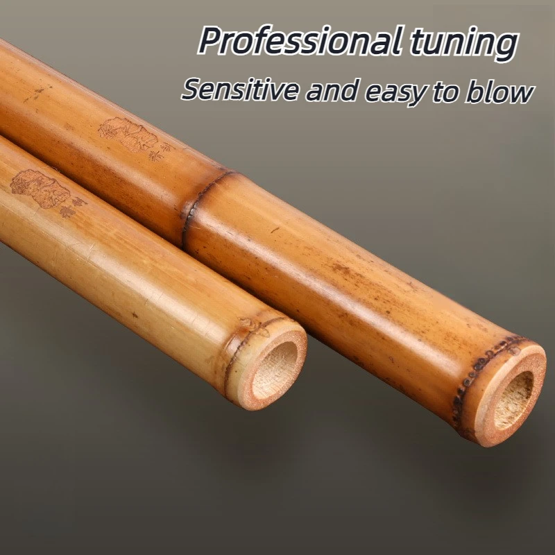 8 Holes Chinese Vertical Bamboo Flute G/F Key Professional Xiao Adult Beginner Playing Wind Instrument Traditional Ethnic Flutes