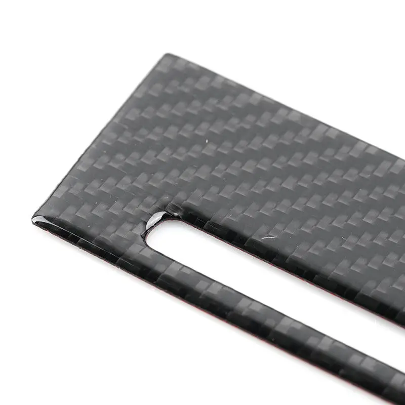 Car Soft Carbon Fiber Accessories Gear Shift Panel Trim Cover For Audi A3 S3 8P 2006 2007