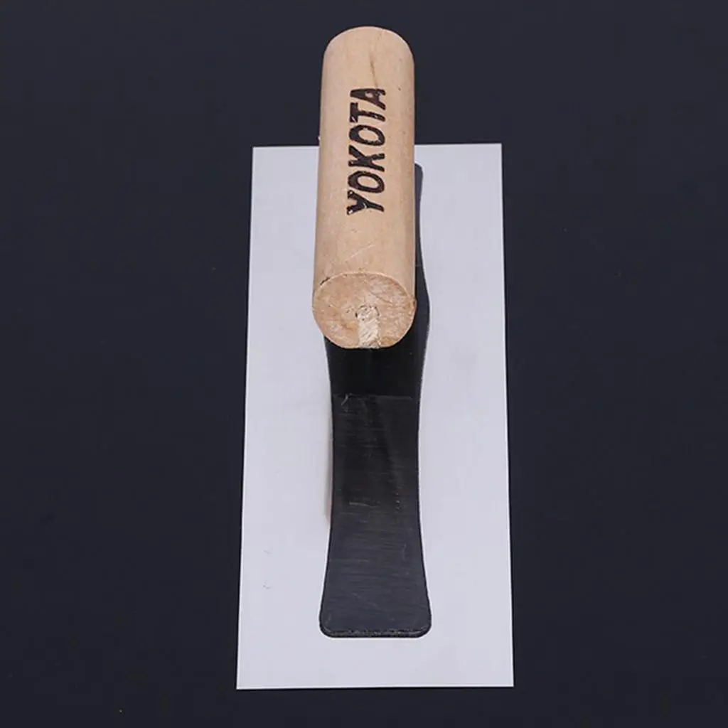 Concrete Finishing Trowel Stainless Steel Hand Tool Smooth Plastering Trowel for Cement Leveling and Repair