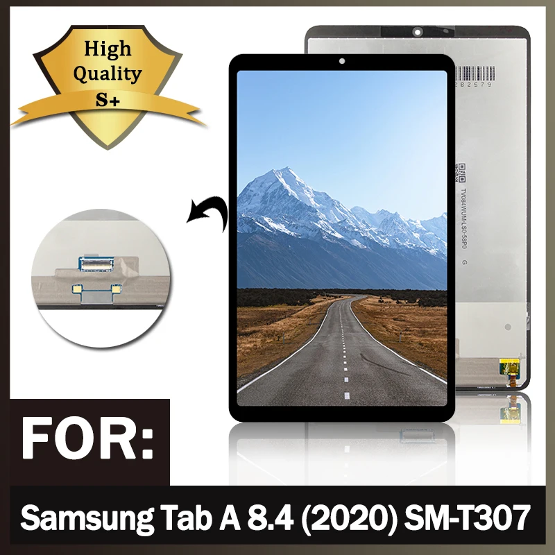 

LCD For Samsung Tab A 8.4 inch (2020) SM-T307 T307U LCD Screen and Digitizer Full Assembly