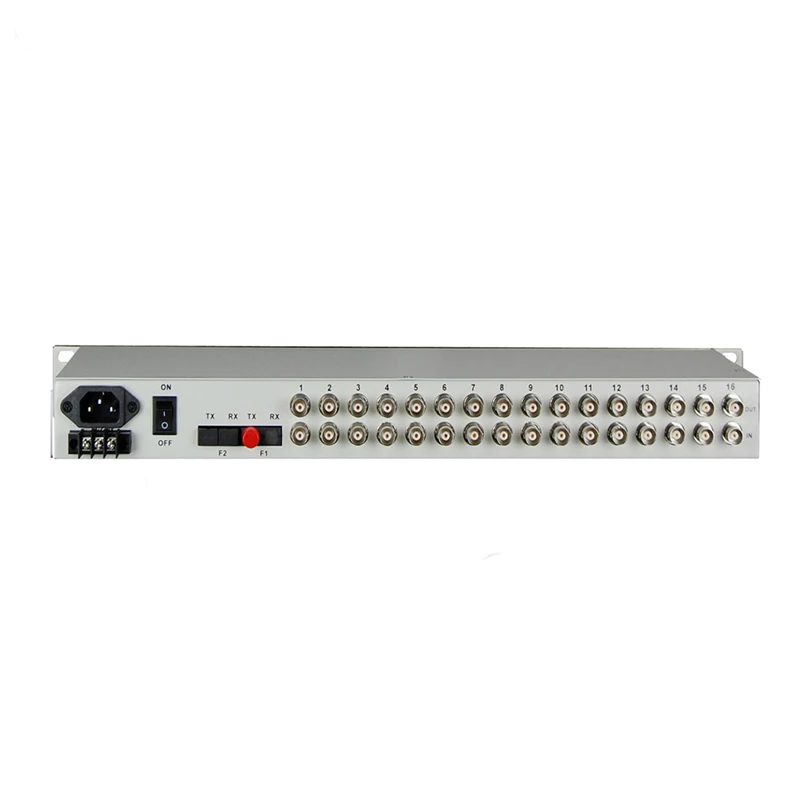 16E1 PDH Mux FX 3GE Data to Fiber Converter 16 E1 over Fiber Optical Multiplexer With 1+1 Backup Fiber Cable