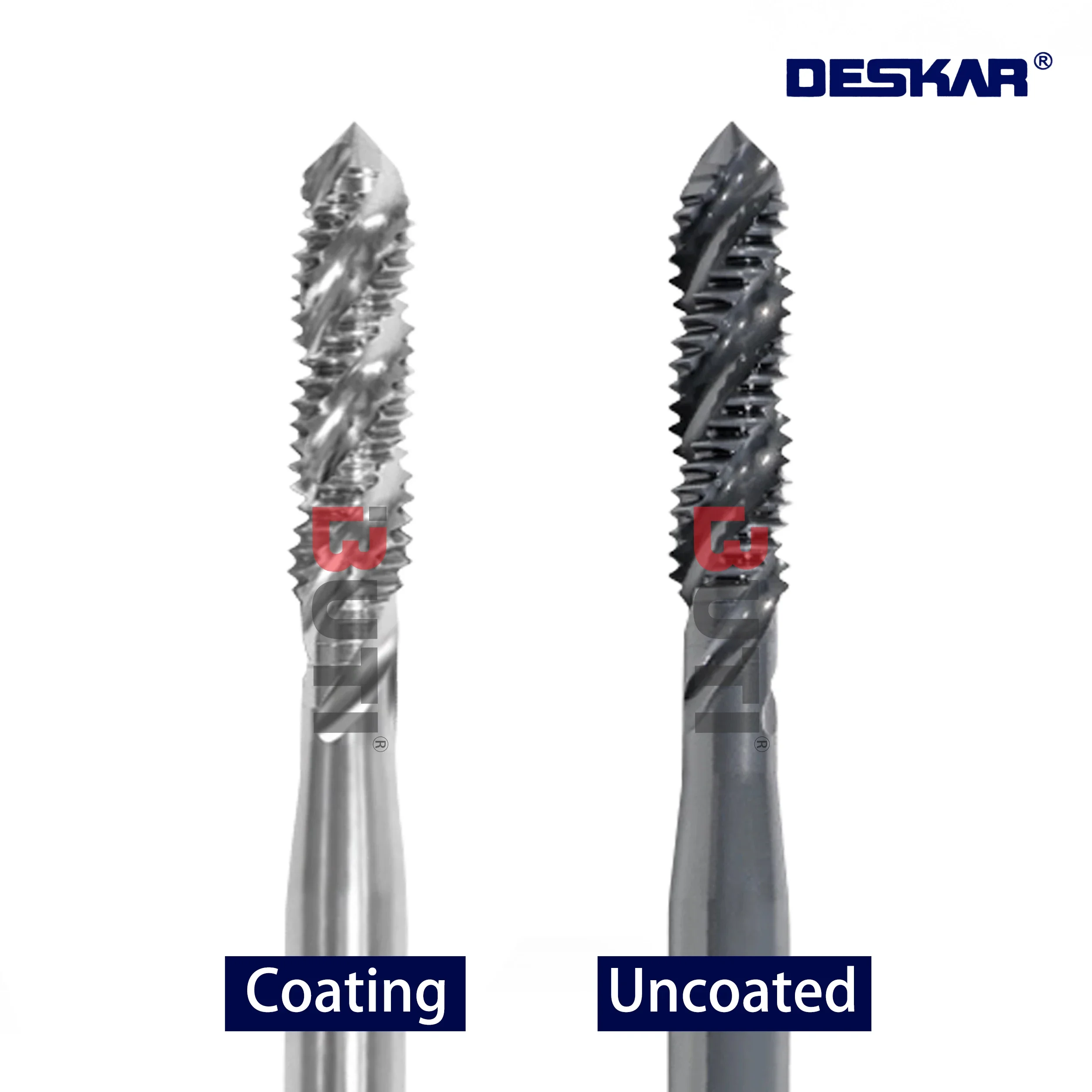 DESKAR Centro di lavoro CNC Rubinetto a spirale M3 M4 M5 M6 M8 M10 M12 Rubinetto per macchina CNC per uno scopo speciale utilizzato per maschiatura della seta