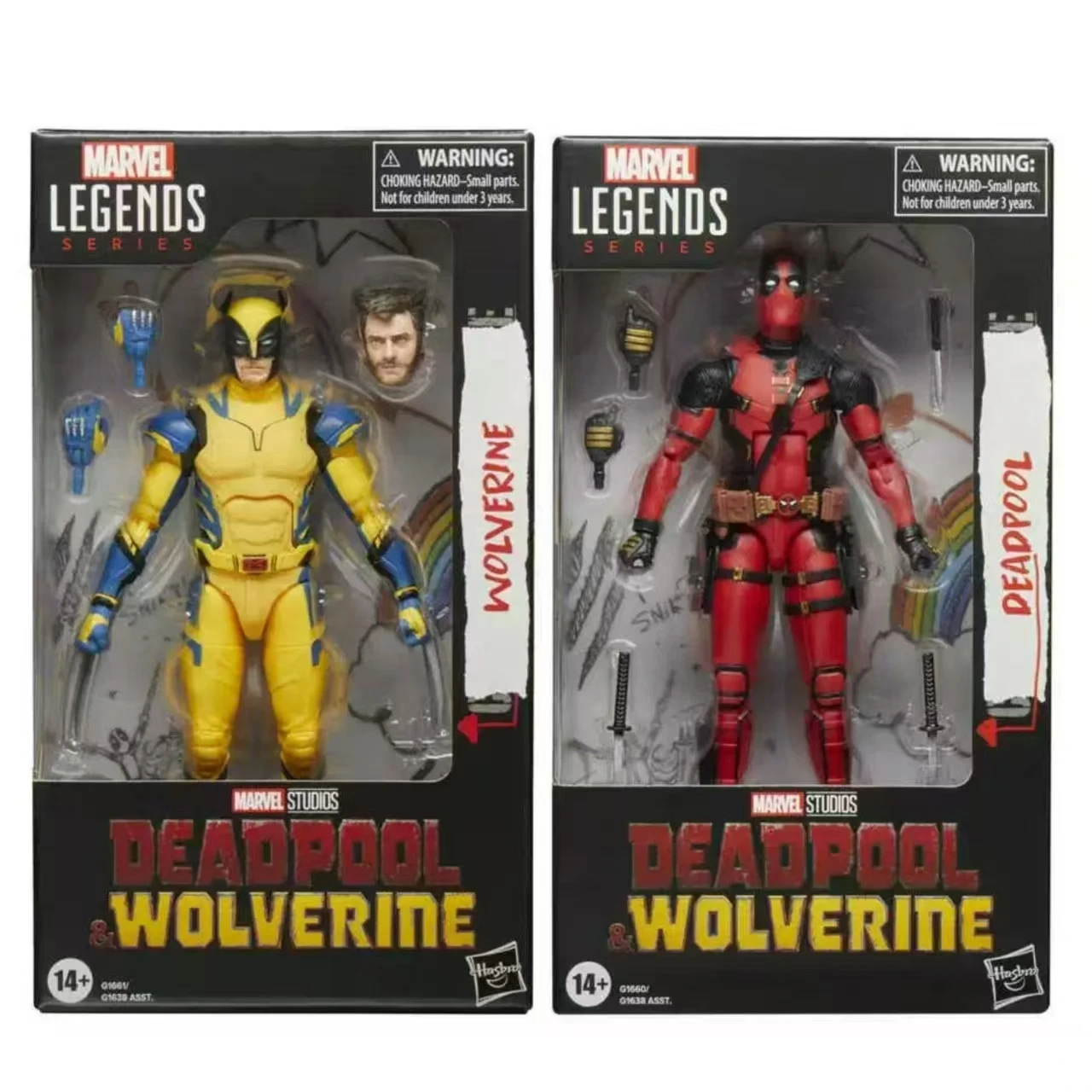 Deadpool Wolverine Action Figure Deadpool 3 Serise Movie Original Marvel Legends Anime Statue Collectable Ml Model Gift Kid Toys