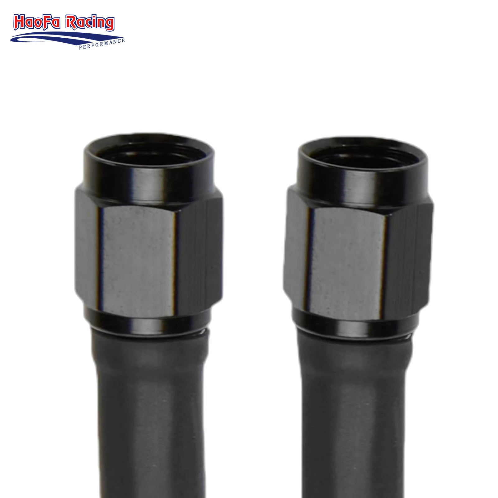 

Universal 3an PTFE Braided Brake Line Steel Fittings AN3 0°-degree Black Motorcycle Car Brake Hose Set 12inch-73inch