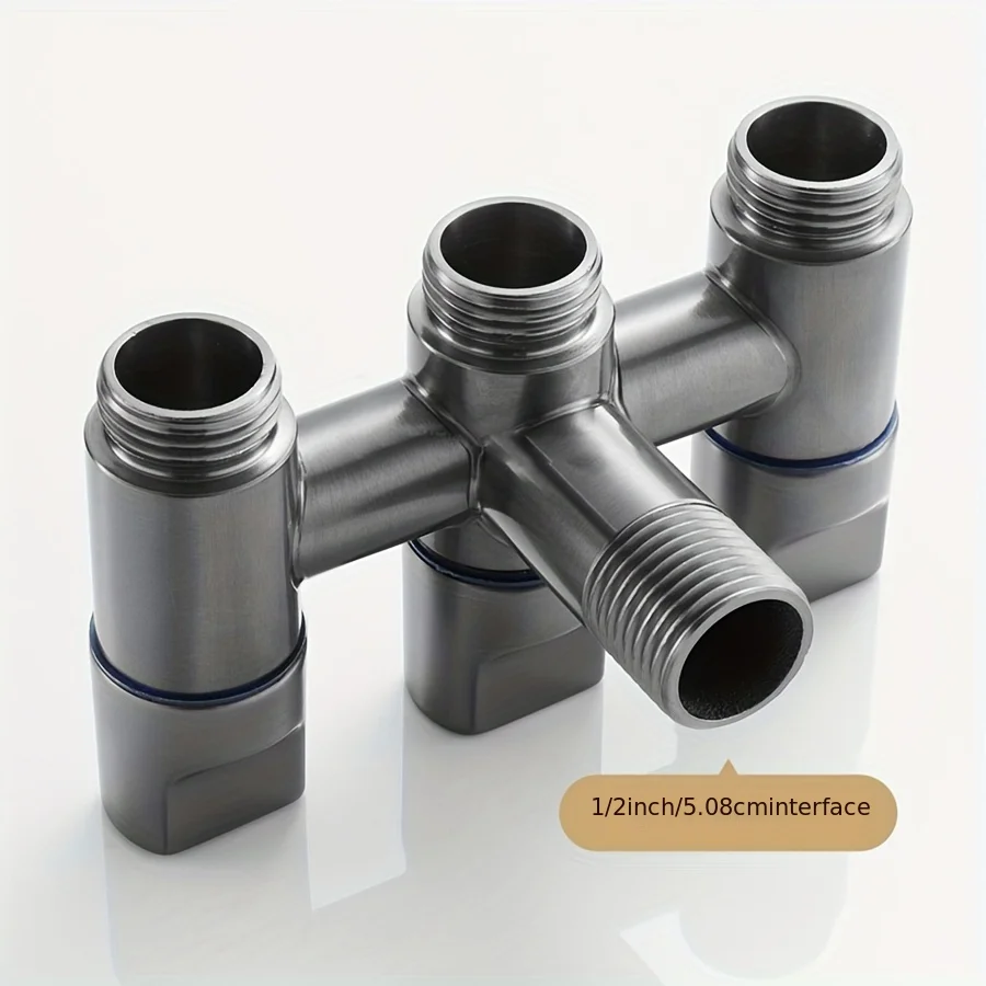 Three Hole Faucet, a Multifunctional Faucet Suitable for Washing Machines, Sinks, Toilets, and Seats - view 4