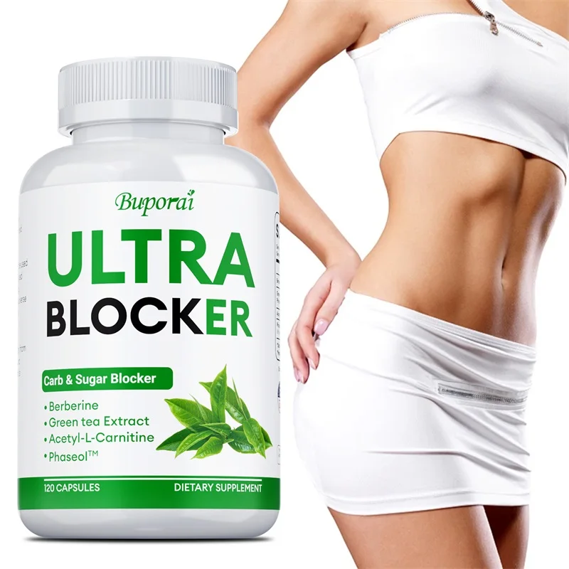 

Berberine, Green Tea Extract & Acetyl-L-Carnitine Supplement - Intestinal Digestion and Metabolism, Body Management