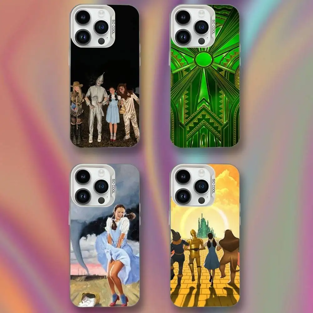 

The W-Wizards Of O-OZ Phone Case For iPhone 16,15,14,13,12,11,Mini,Pro,SE,MAX White Matte Shockproof Cover