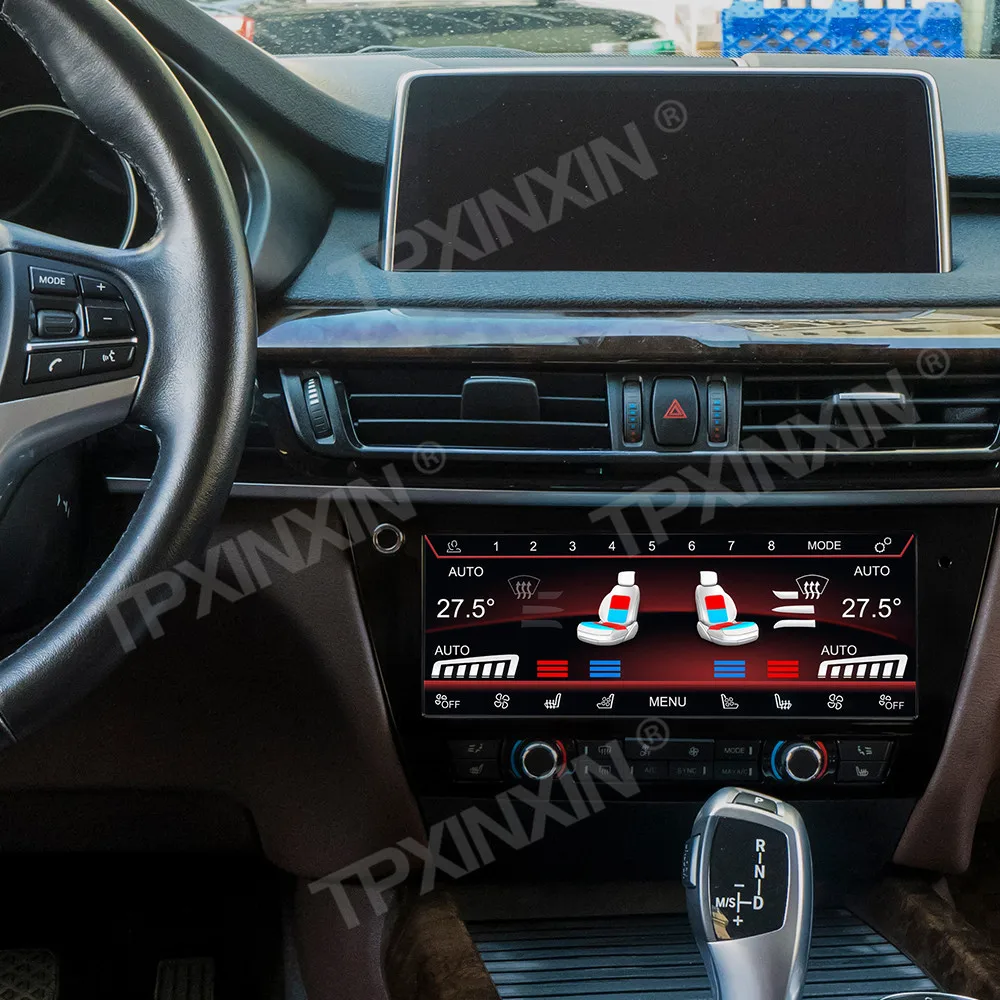For BMW X5 AC Panel Air Conditioning Climate Board Voice Control LCD Touch Climate Control Screen