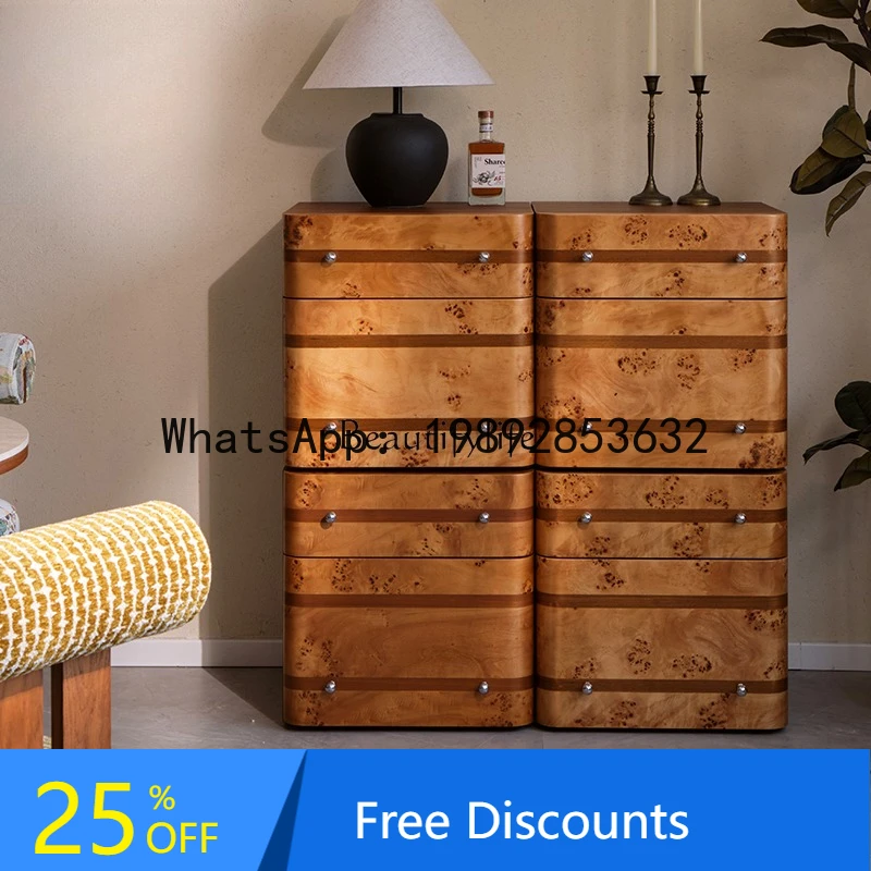 

HH 4*Medieval retro French living room sofa side cabinet chest cabinet