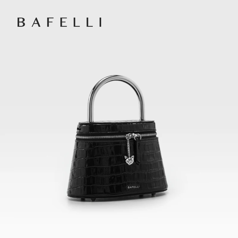 BAFELLI 2024 WOMEN\'S NEW EVENING PARTY HANDBAG ORIGINAL DESIGNER FASHION LUXURY BRAND GENUINE LEATHER BAGS CROSSBODY PURSE