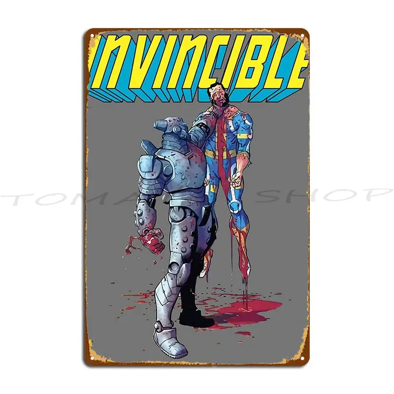 Atom Real Steel Metal Plaque Poster Design Pub  Club Bar Party Plates Designs  Tin Sign Poster