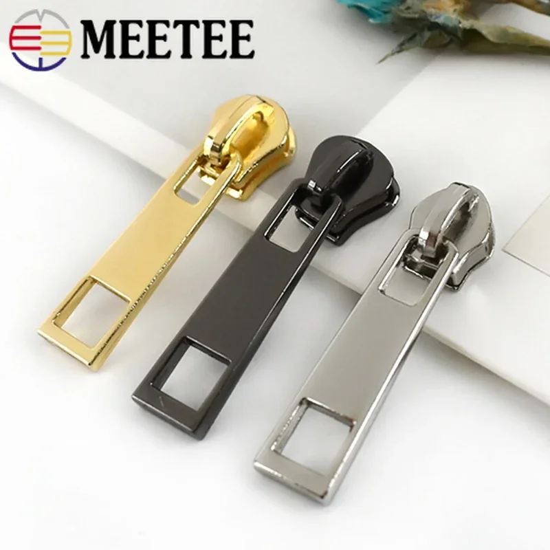 5/10/20Pcs 5# Zipper Pulls For Sewing Zippers Tape Metal/Nylon/Resin Zips Sliders Bag Garments Repair DIY Accessories