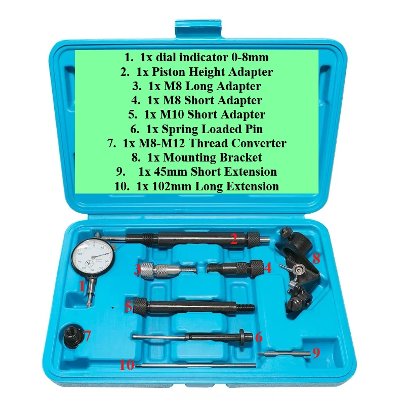 

Набор инструментов для индикатора ГРМ насоса впрыска дизельного топлива для VW BMW Audi Bosch Ford Alfa Romeo Renault Diesel Professional Tool