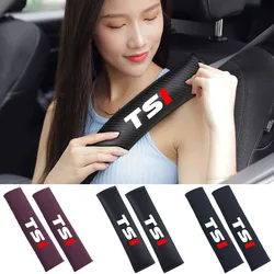 Car Safety Belt Shoulder Cover Breathable For Volkswagen VW TSI TDI APR Polo 5 6 Bora Jetta Passat B5 Golf 7 MK5 Beetle tiguan