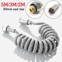 2/3/5m Flexible Spring Shower Head Hose Tube Toilet Bidet Shattaff Sprayer Telephone Line Hose Plumbing For Bathroom Accessories