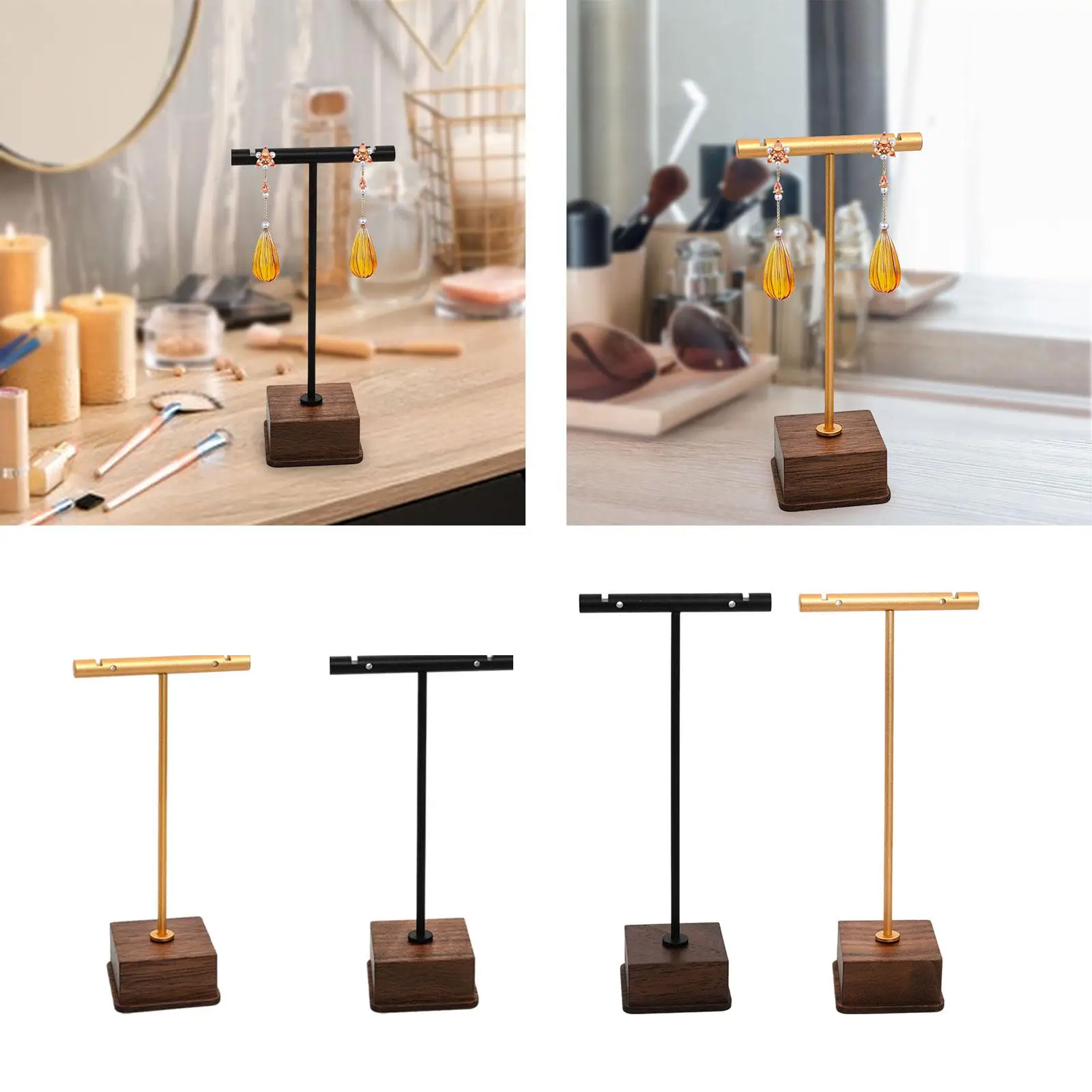 حامل عرض المجوهرات للأقراط والخواتم والأساور في العروض