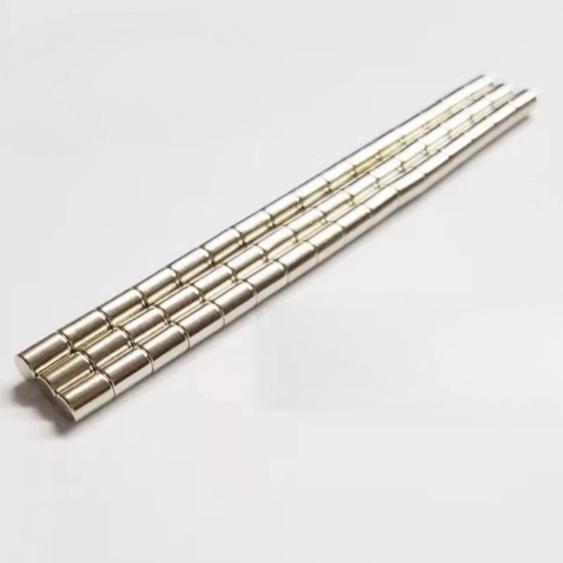 100pcs 4x4 4x5 4x6mm Round Home Decoration Accessories Magnets For Fridge, DIY, Building, Scientific, Craft, Education,