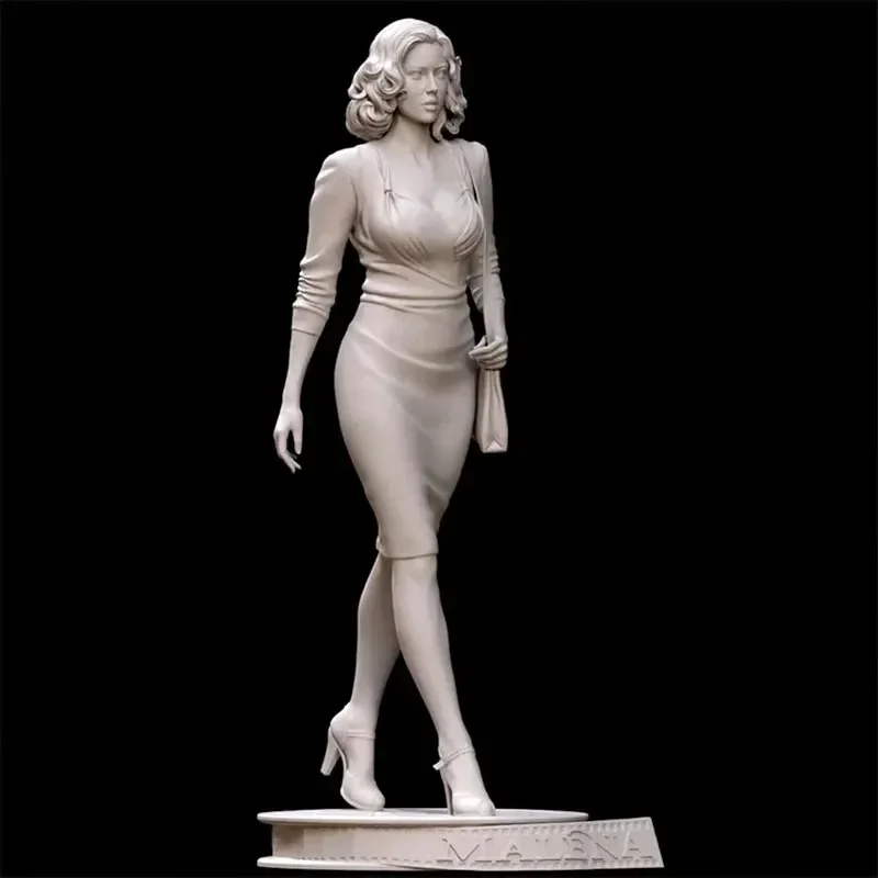 Kit de modelo de resina, figura de la estrella de Monica sin pintar, RW-1373, 1/24 1/18