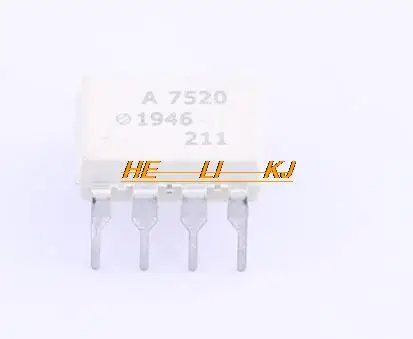 Freeshipping  50 PCS HCPL-7520-000E HCPL-7520 HCPL7520 A7520 DIP8