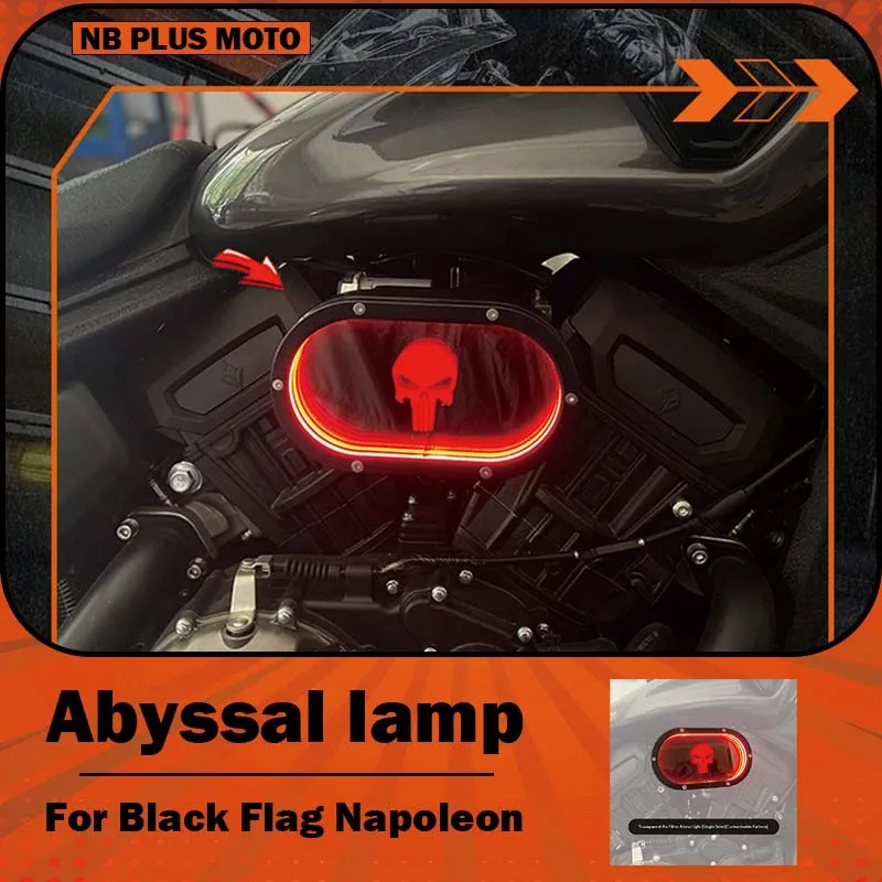 【Premium】For Benda Black Flag 500/950 Napoleon 450 motorcycle modified air filter, abyssal lamp, mushroom head air filter
