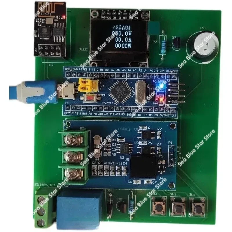 AC voltage current power energy measurement development board stm32 learning board ESP8266 machine Zhiyun
