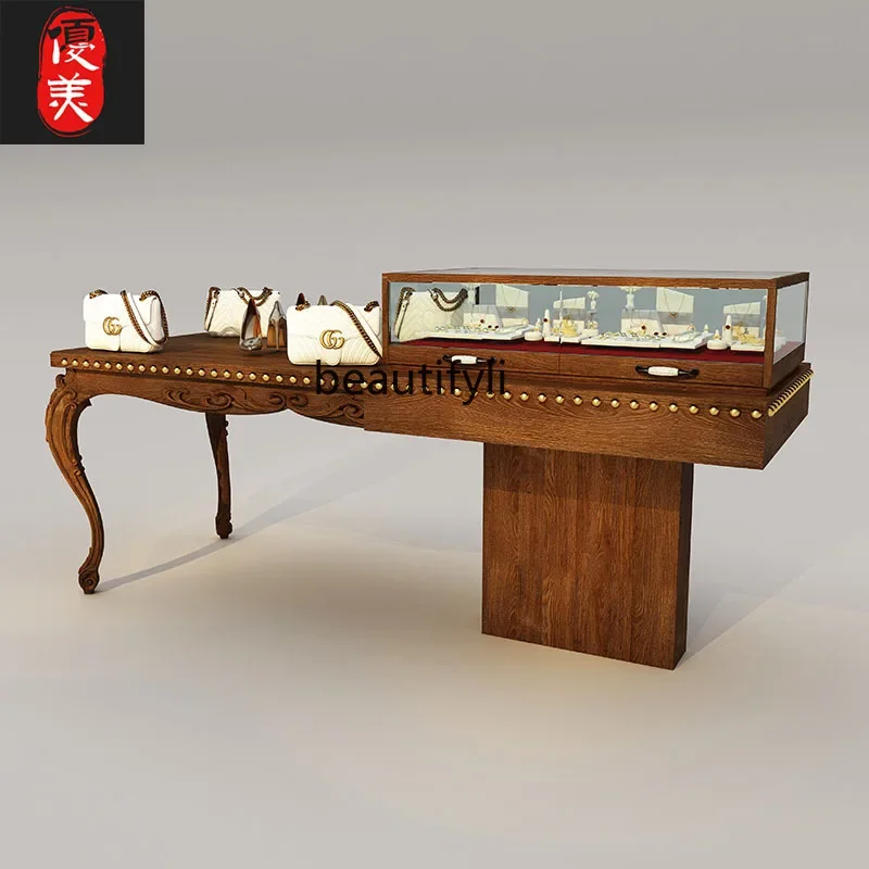 

Glass Table Display Cabinet Museum, Jewelry Store Clothing Nakajima Exhibition Hall