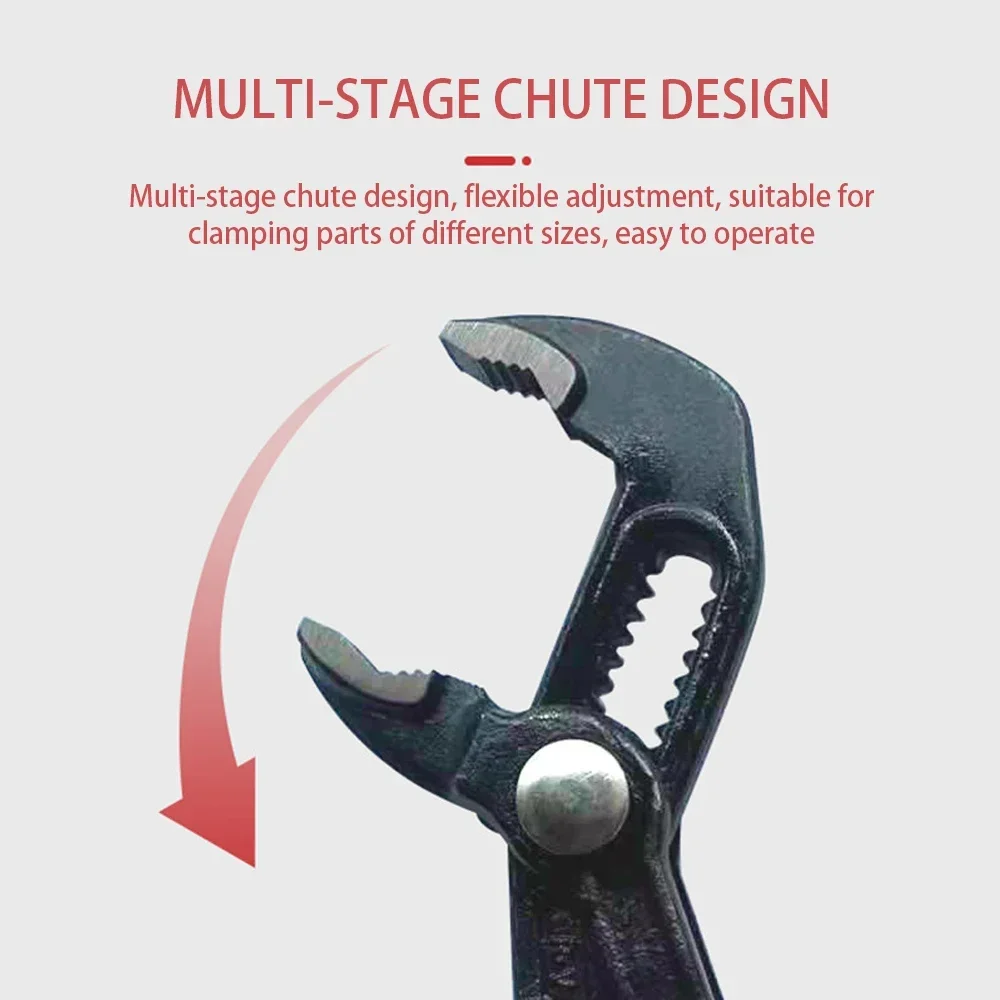 Universal Plumbing Pliers 7 10 12 Inch Quick Adjust Water Pump Pliers V Jaw Tongue and Groove Pliers by Pintudy