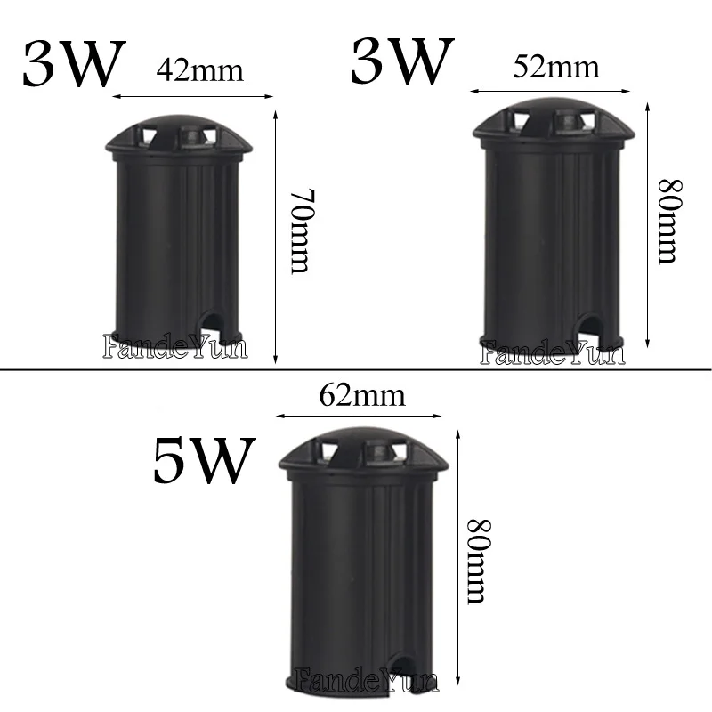 Outdoor Lighting 3W 5W IP67 DC12V Garden Yard Step Stairs Floor Deck LED Recessed Inground Lamps Underground Spotlight AC85-265V
