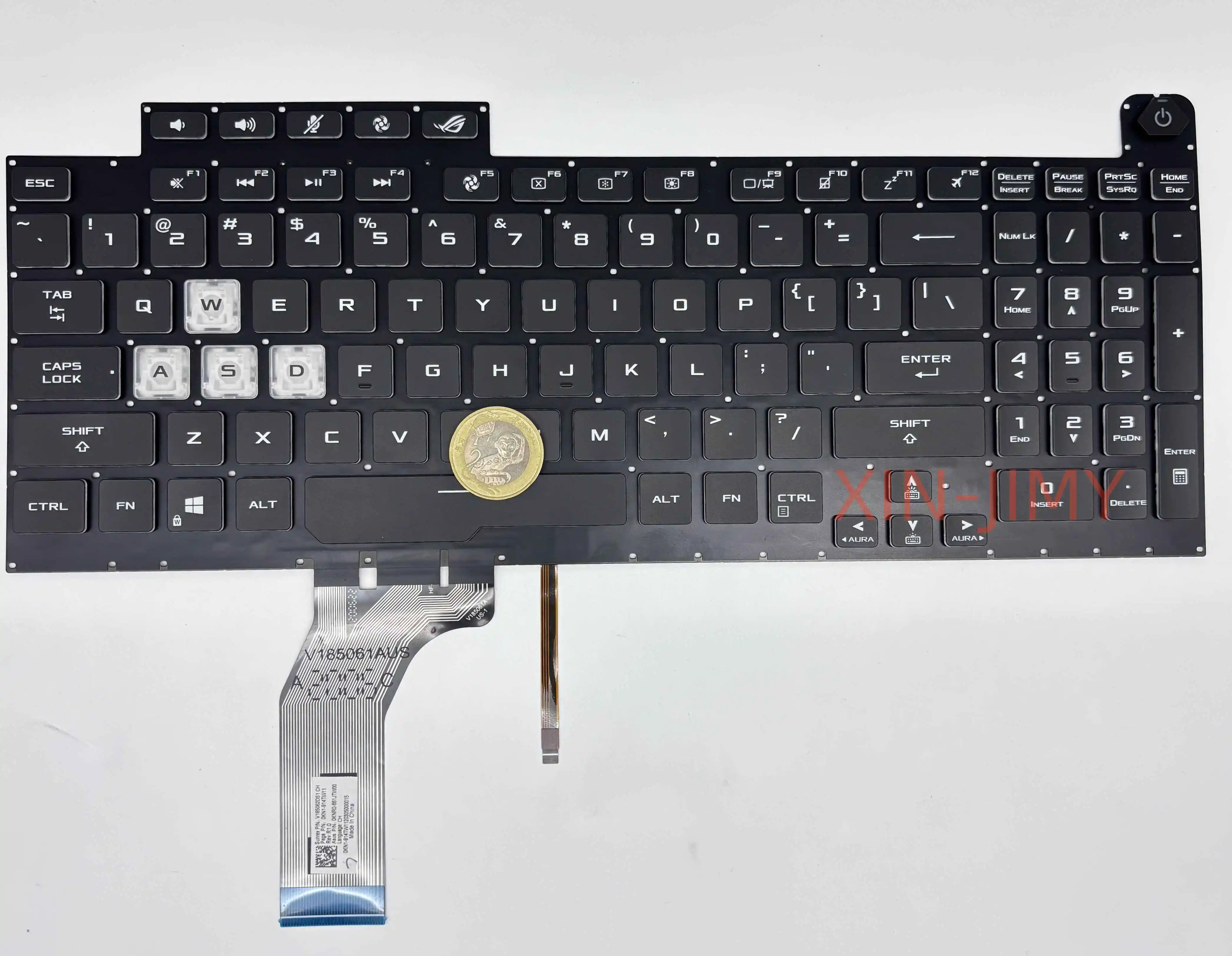 

8-контактная американская клавиатура для ноутбука с подсветкой для ASUS ROG Strix G G731GT