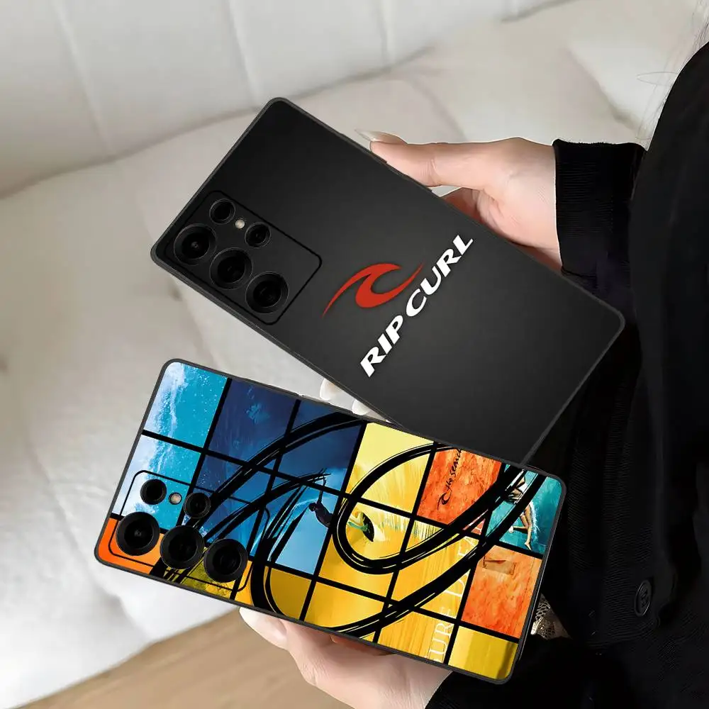 R-Rip-curlES Sport Brand Phone Case For Samsung S 24 Fe 25 Ultra Plus 20 Lite 21 30 22 23 24 22 Ultra 5G Fundas