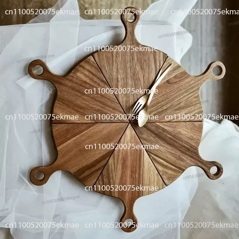 Wooden Baking Pizza Bread Board Sushi Tray Tea Tray Coaster Photo Props