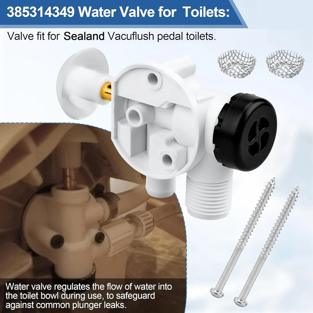 

385314349 RV Toilets Water Valve Replacement For Dometic Sealand Vacuflush Pedal Flush Toilets RV Toilet Parts-AS55