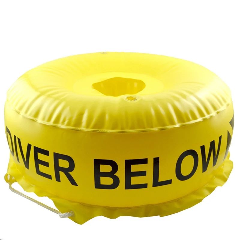 Top!-High Visibility Diving Buoy Inflatable Training Float For Scuba Diving Snorkeling Diving Safety Float For Dive Flag