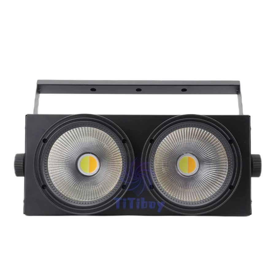 No Tax 4Pcs LED 2Eyes 200W theater light COB 2 Eyes 200W DMX LED Blinds Stage Light for Theater Concert Church Party