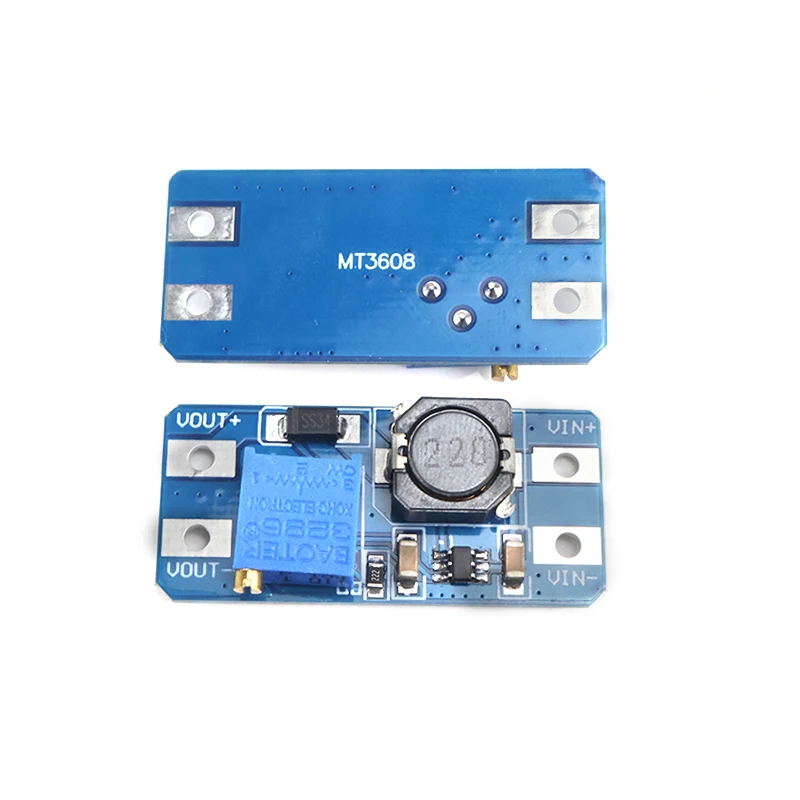 1-10pcs MT3608 DC-DC Step Up Converter 2V-24V to 5V-28V 2A Adjustable Boost Module Micro USB Type-C High Efficiency for Arduino view 3