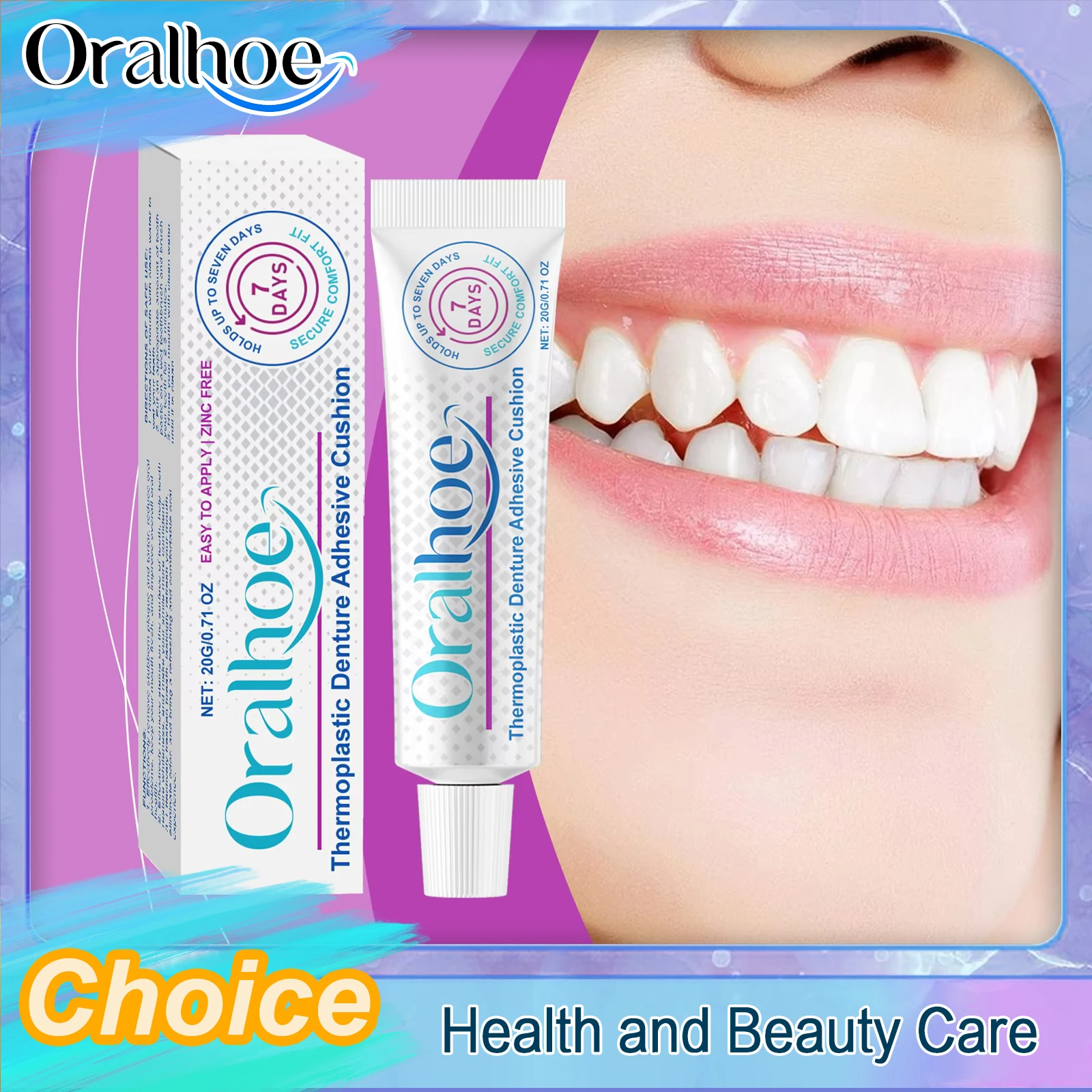 Denture Fixing Adhesive Tooth Repair Kit Temporary Filling Glue Moldable Portable Oral Health Care Denture Solid Glue Care New