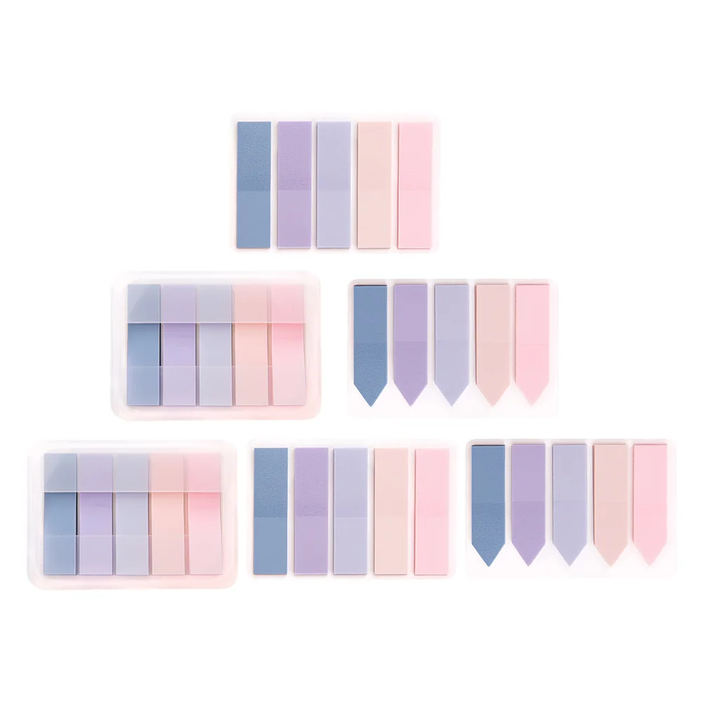 

6 Sets Colorful Index Stickers Portable Page Marker Tabs Book Tabs Highlight Markers for Annotating Notes Files