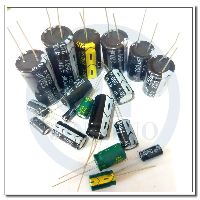 Electrolytic Capacitor 450/400/250/200/160V 2.2/3.3/4.7/6.8/8.2/10/15/22/33/47/68/82/100/120/150/180/220/330/470UF 1MFD